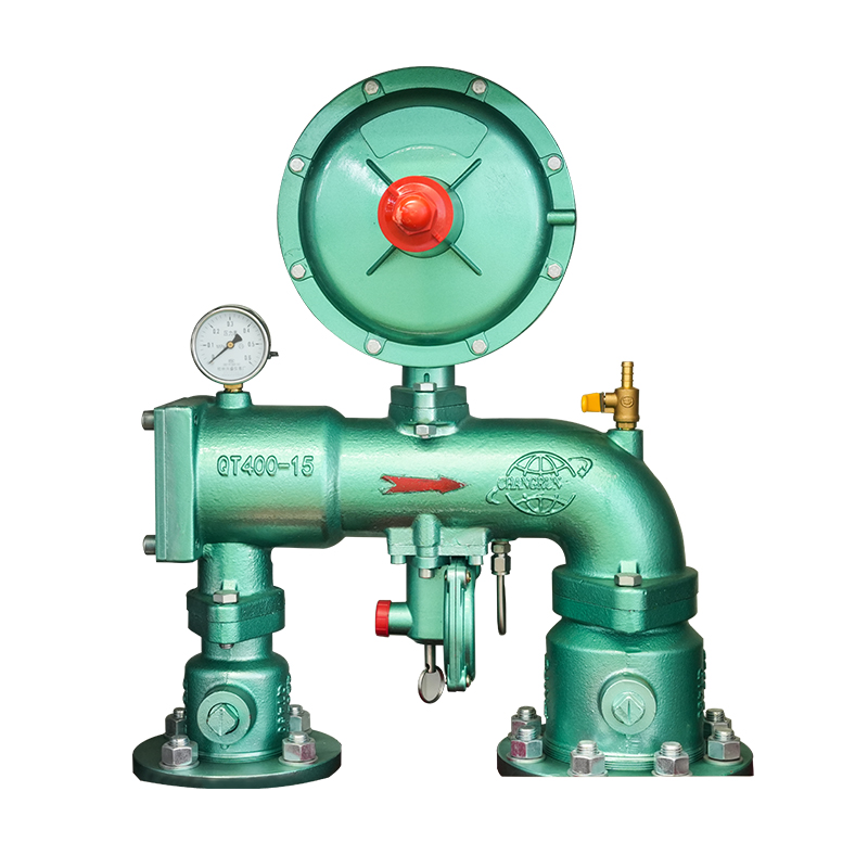 Kotak Pengatur Tekanan Gas Alam, kotak pengatur tekanan bangunan yang dipasang di dinding